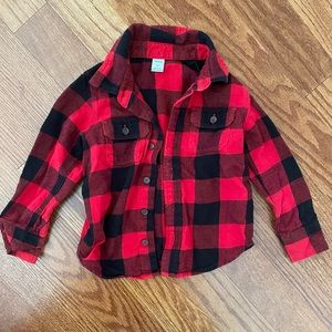 Old Navy Toddler Boy Flannel Shirt 3T